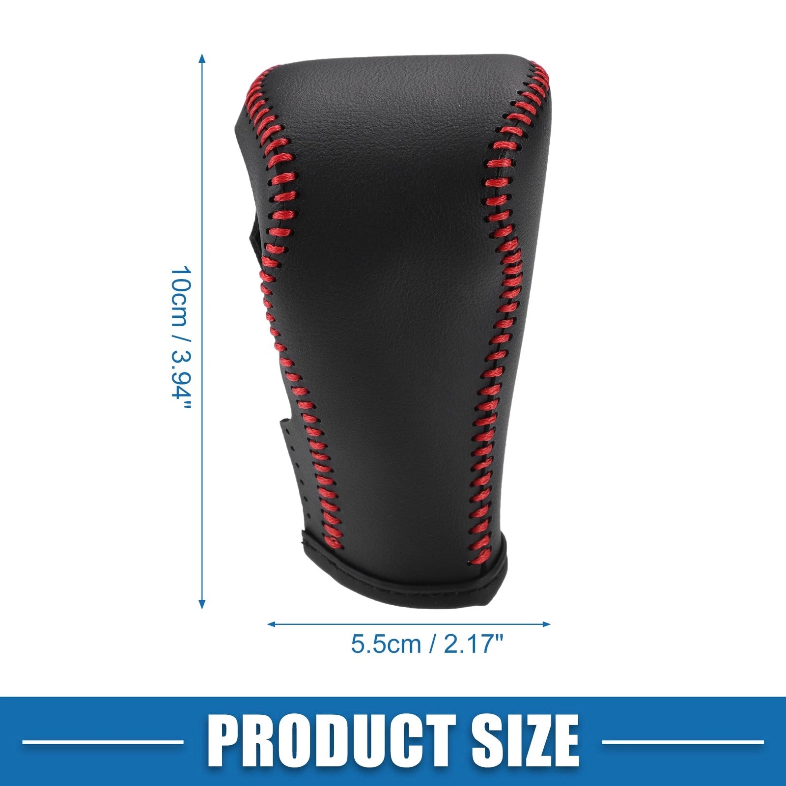 Gear Shifting Knob Cover Trim for Nissan Versa (2013–2016) Black Red