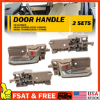 Set of 4 Interior Door Handles for Toyota Corolla Matrix (2003â2008)
