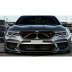 2 x V Brace Grille Radiator Grill Gloss for BMW 1 2 3 4 Series (2012-2020)