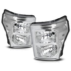 Headlight/Lamp Replacement for Ford Super Duty (2011–2016) Chrome Housing