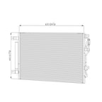 Replacement A/C Condenser for 2013–2016 Dodge Dart