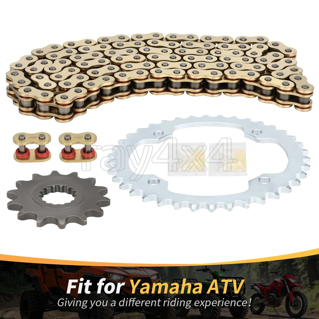 X-Ring Drive Chain & Sprocket for Yamaha Raptor 700 (2006–2024)