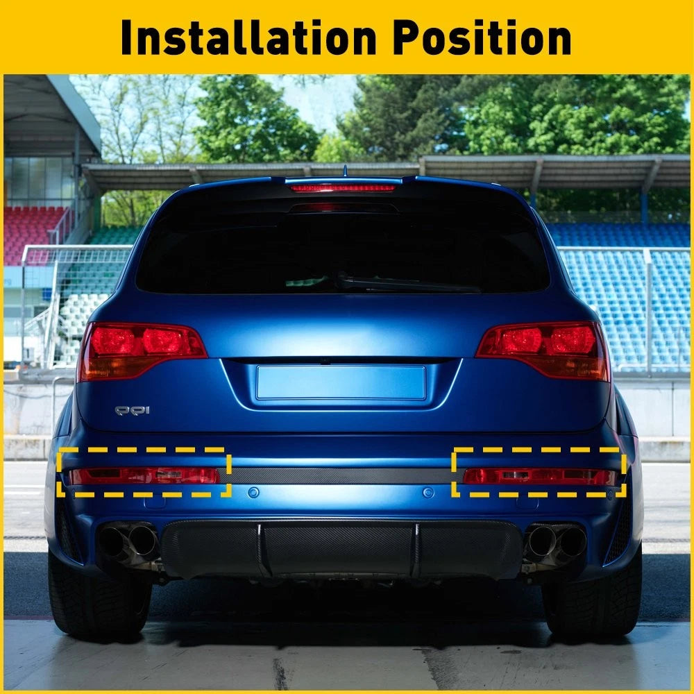 Lower Stop Tail Lamp Pair for Audi Q7 (2006–2015) LF & RH Rear Bumper Light