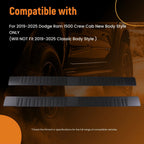 6 Inch Side Step Nerf Bars for Dodge Ram 1500 Crew Cab (2019–2025)