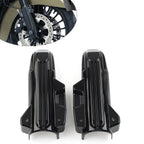 Lower Fork Covers for Harley FLHR Electra Glide Road King (2014–2021) Pair Black