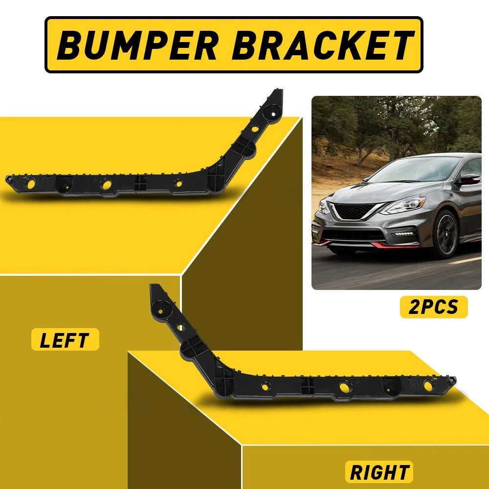 2X Rear Bumper Cover Support Bracket for Nissan Sentra EV (2013–2019)