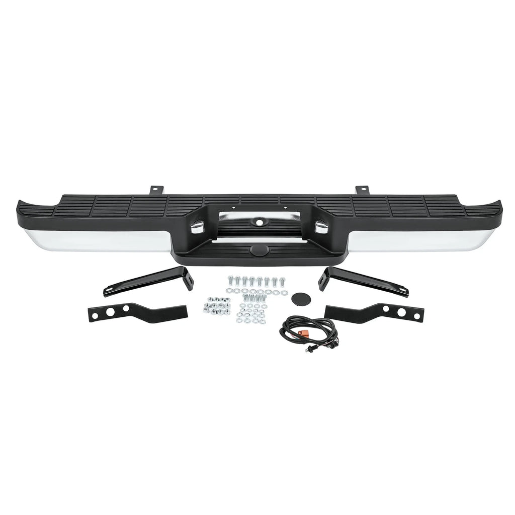 Chrome Steel Rear Step Bumper for Ford Ranger (1993–2011)