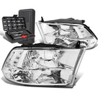 Chrome/Clear Side Headlights for Dodge Ram Pickup (2009–2018)