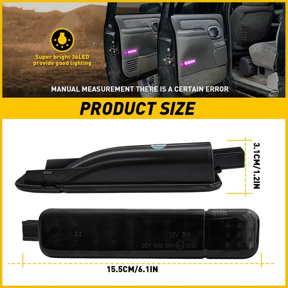 LED Door Courtesy Lights for Chevy Silverado Tahoe (1995–2007)