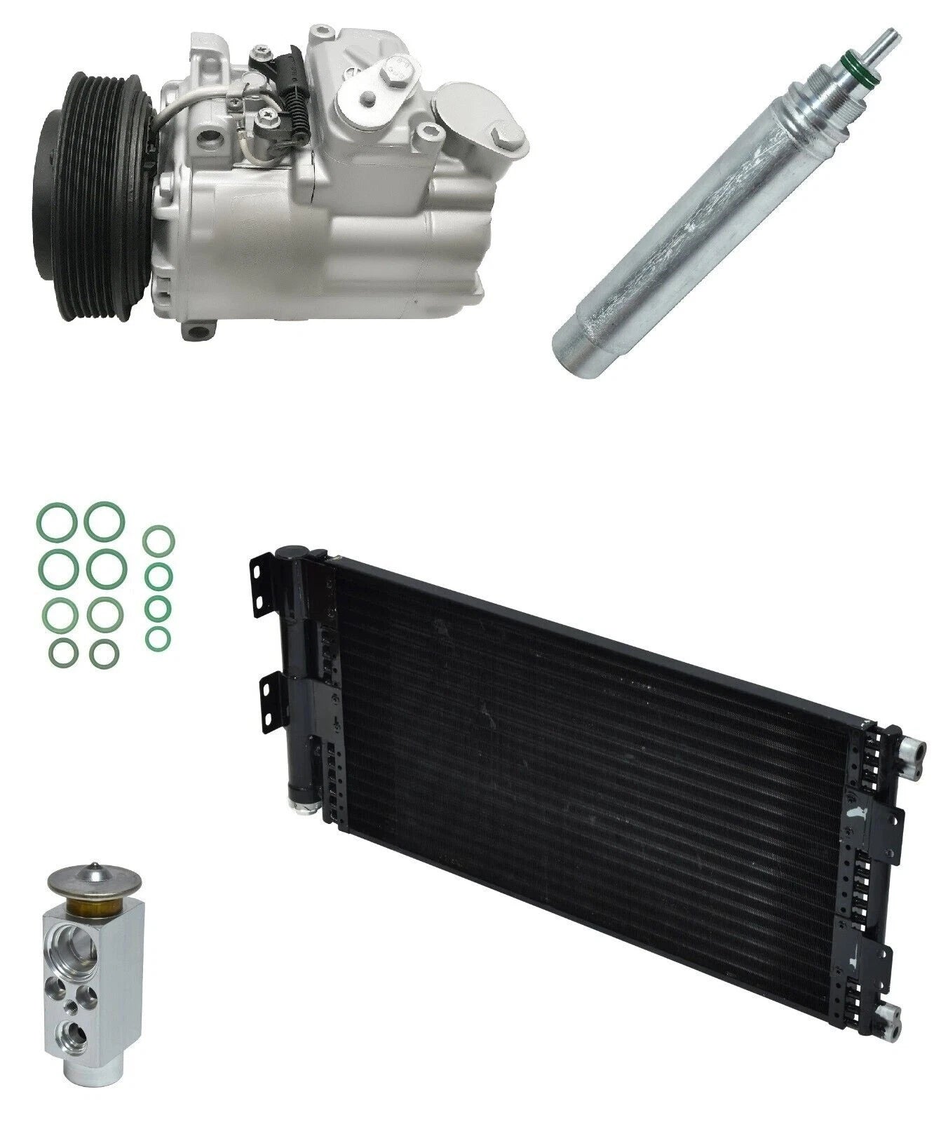 A C Compressor Kit With Condenser for Land Rover Freelander 2 2.5L (2003–2006)