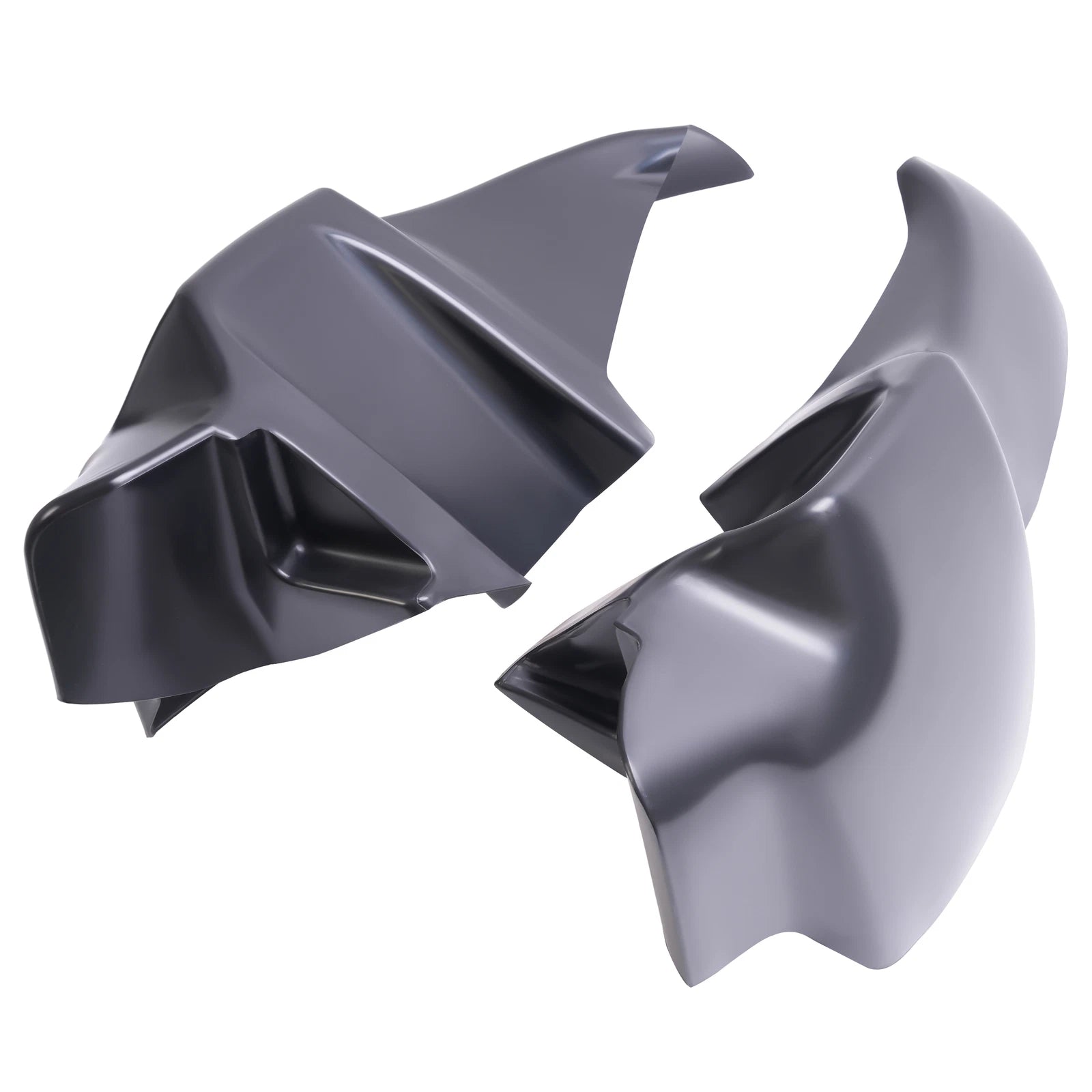 Lower Side Leg Fairings for Harley Dyna FXR (1980–2005) Unpainted