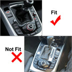 Carbon Fiber Gear Shift Panel Cover Trim for Audi A4 S4 A5 S5 Q5 SQ5 (2008-2023)