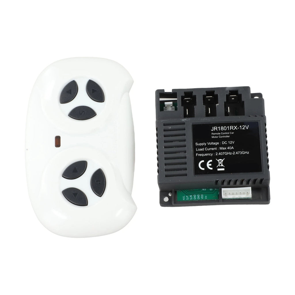 12V Receiver & 24G Remote Control for RC Cars (JR1801RX)