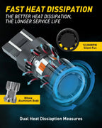 2X Amber LED Front Turn Signal Light Bulbs for Various Vehicles