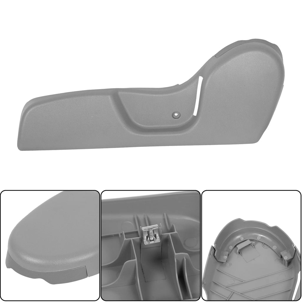 Left Driver Seat Side Trim Bezel for Toyota Tacoma (2001–2004) Light Gray