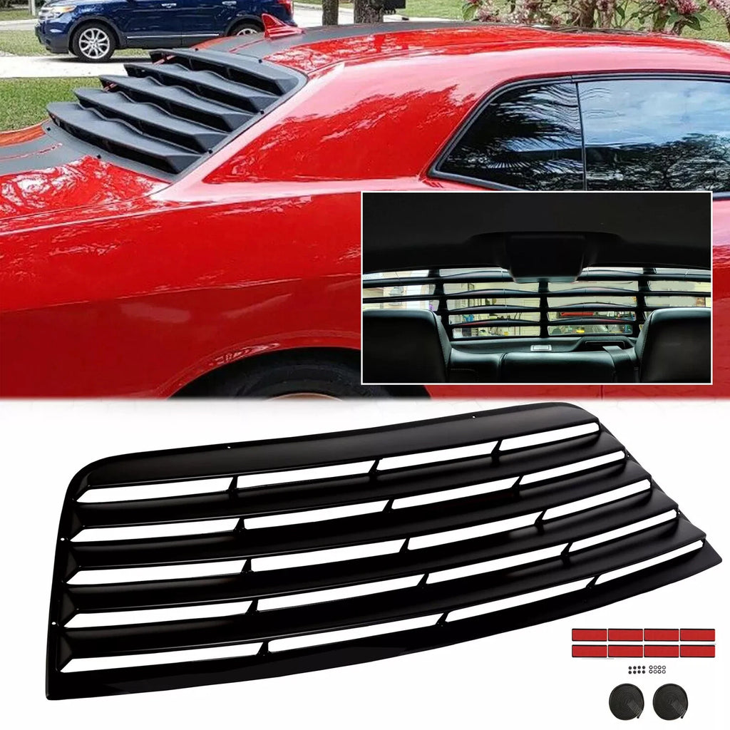Rear Window Louvers for Dodge Challenger (2008–2023)