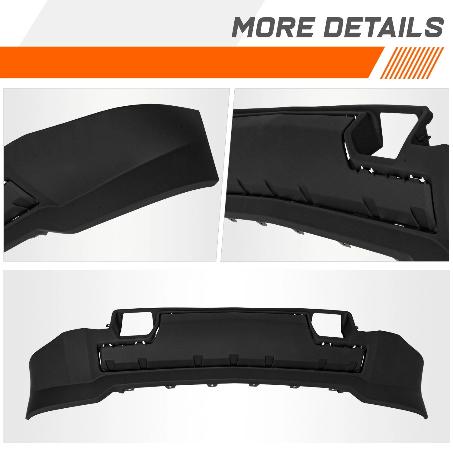 Front Lower Apron Skid Plate w/ Chrome Panel for Silverado 2500 3500 HD (2015–2019)