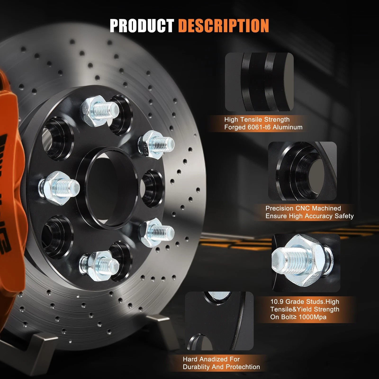 2X 15mm Wheel Spacers for Toyota Tacoma RAV4 Lexus RX350 IS250 GS