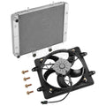 Aluminum Radiator & Cooling Fan Shroud for Polaris RZR 570 RZR 800 (2008–2019)
