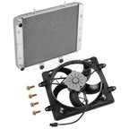 Aluminum Radiator & Cooling Fan Shroud for Polaris RZR 570 RZR 800 (2008–2019)