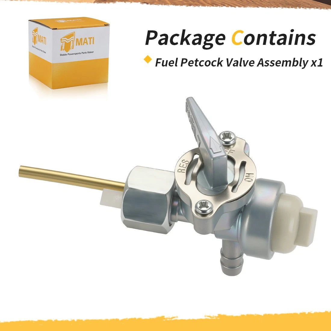 Fuel Cock Assembly 4L4-24500-00-00 for Yamaha QT50 (1979–1987)