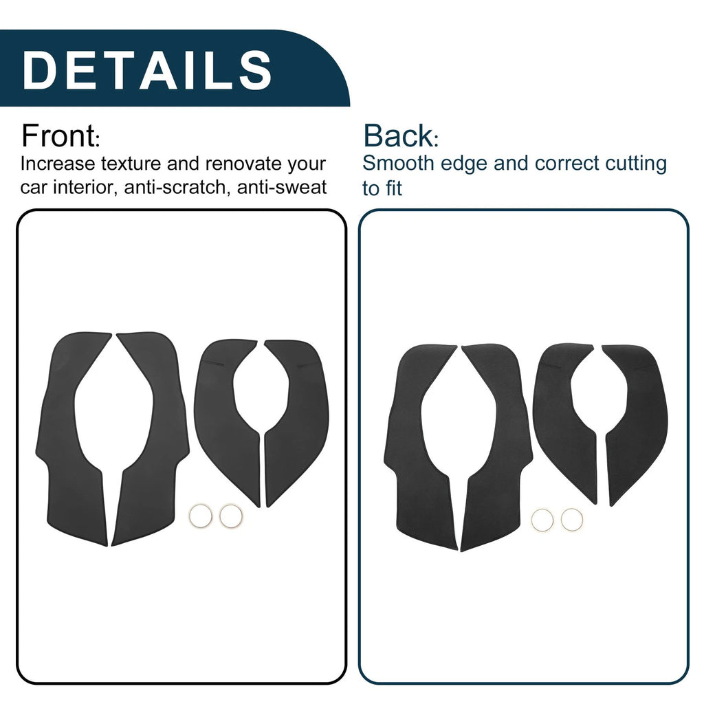 Set of 1 Car Door Anti Kick Pad Sticker Protector for Hyundai Tucson (2015–2018)