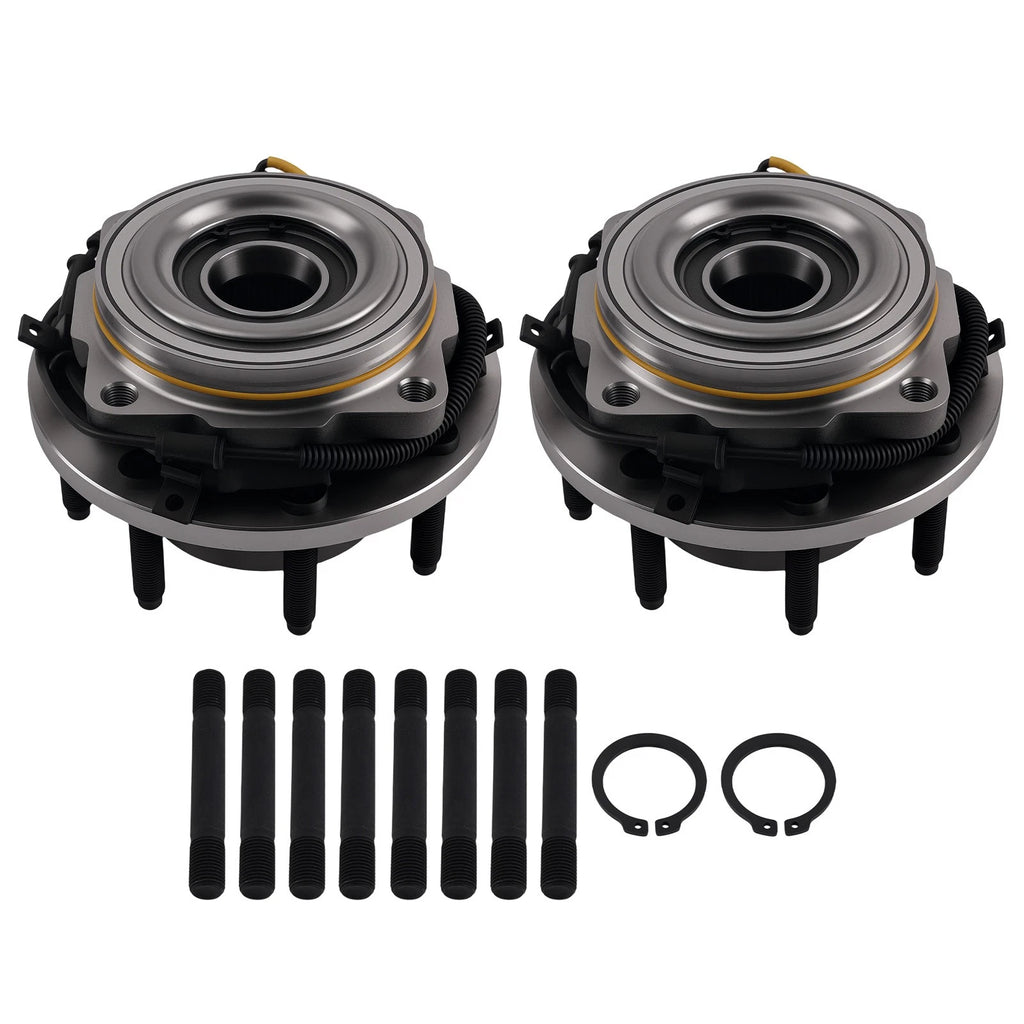2X Front Left Right Wheel Hub Bearing for Ford F-250 F-350 Super Duty (2005–2010)