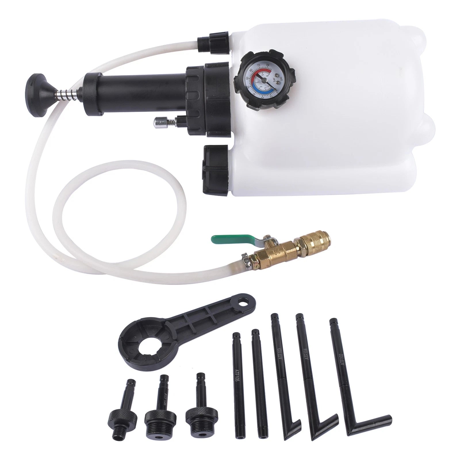 3L Manual Transmission Fluid Pump with 8 Adapters for Various Models