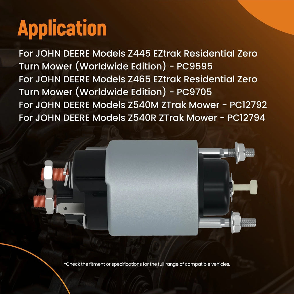 Starter Relay Solenoid for John Deere Professional Mower (MIA11504)