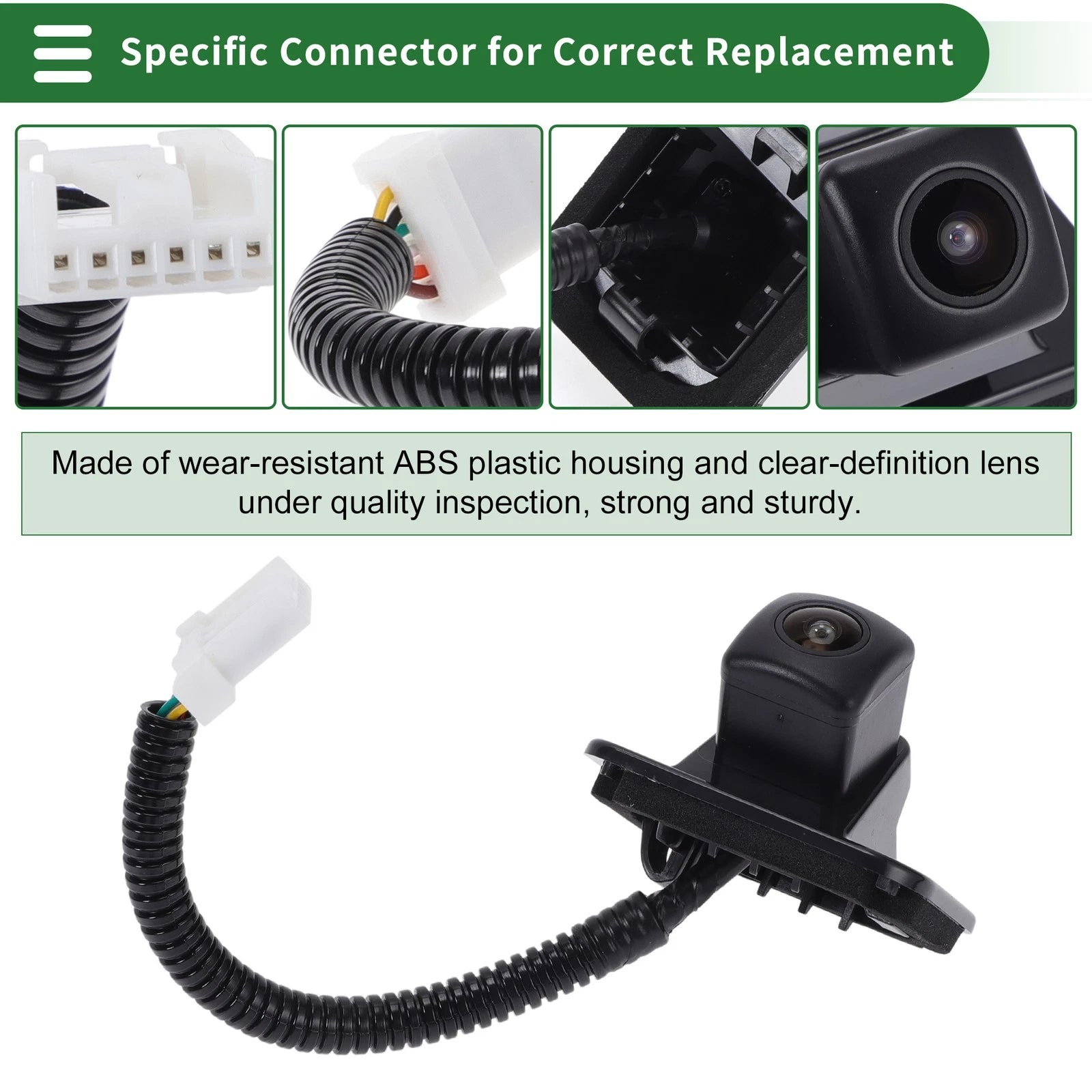 Rear View Camera for Honda Accord Sedan (2018–2023) 120-180 Degree