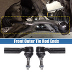 2X Front Outer Tie Rod End Links for Ford Mustang (2005–2014)
