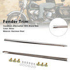 Front Fender Spears Trim for Harley Touring Road King (1982–2023) Softail (1986–2017)