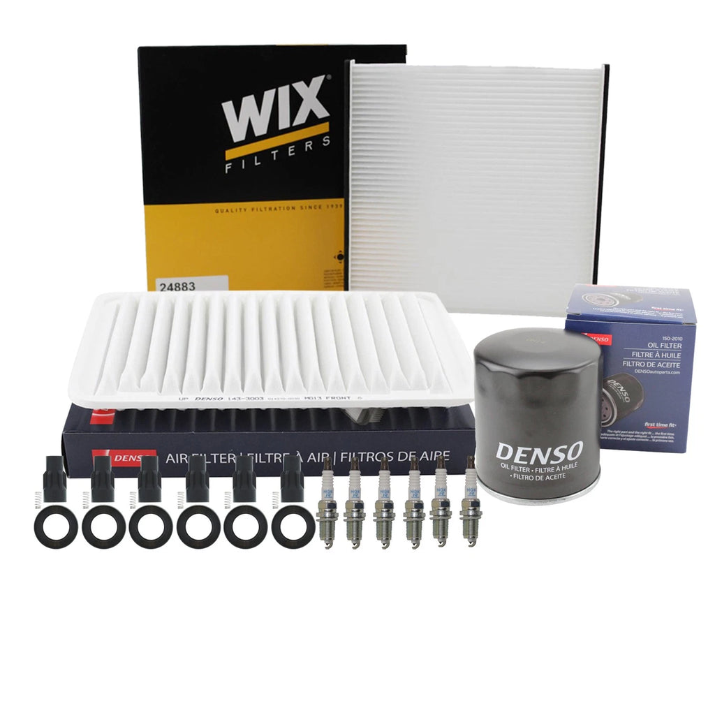 Tune Up Kit with 6 NGK Spark Plugs & Boots for Toyota Camry ES330 Sienna Solara (2002–2006)