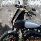 1x 11'' Black Windshield for Harley XL883N XL883 XL1200V XLH1200 XLH1100 (2007-2023)
