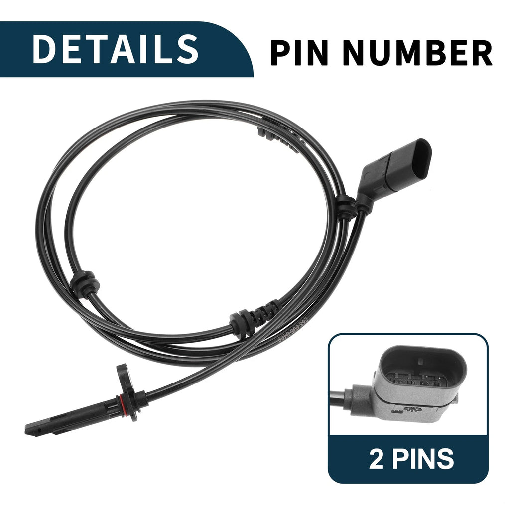 Front Right ABS Wheel Speed Sensor for Mercedes-Benz GLC300 C400 (2016–2020) No.A2539053400