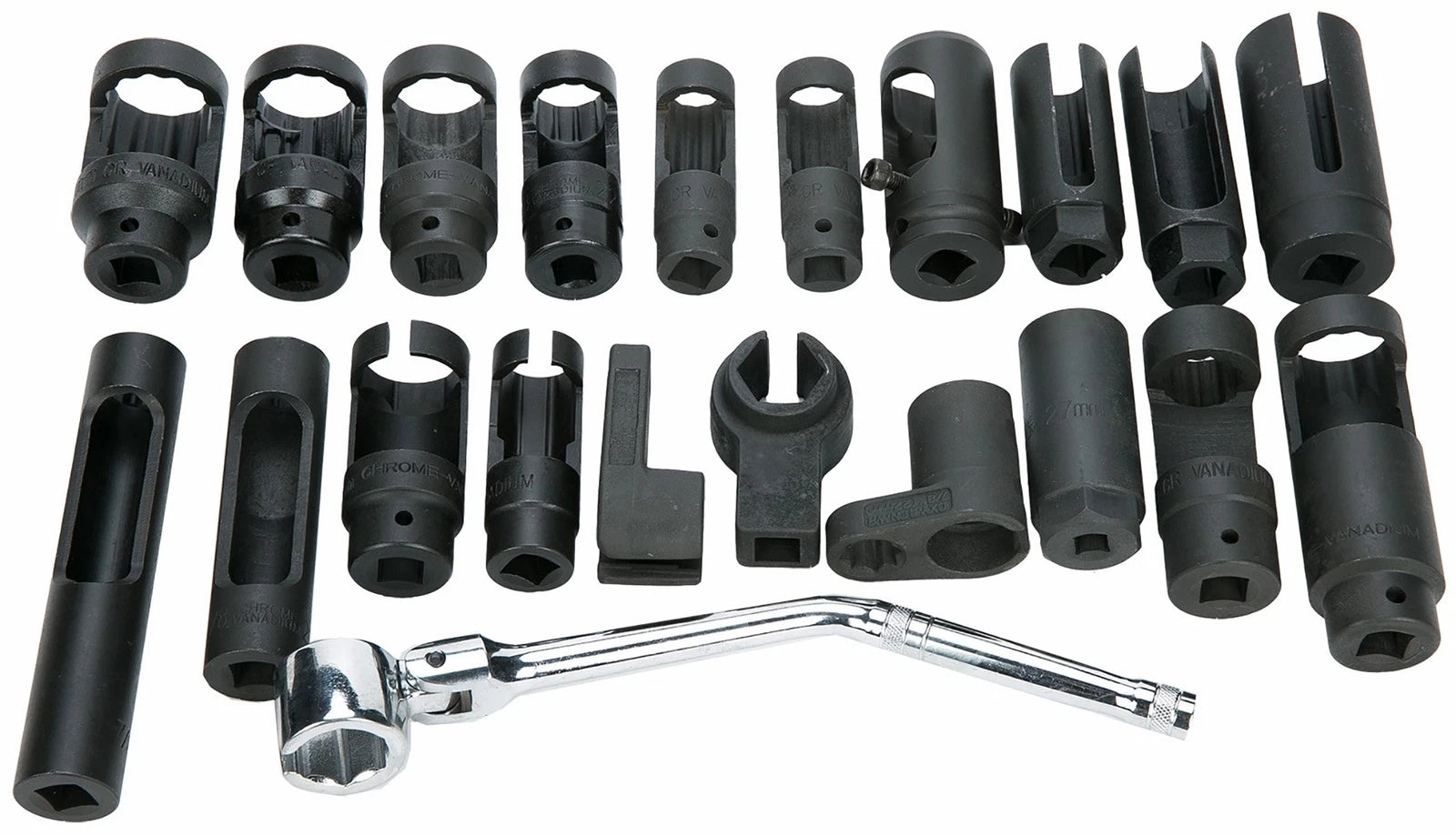 21Pcs O2 Oxygen Sensor Socket Set for Universal Use