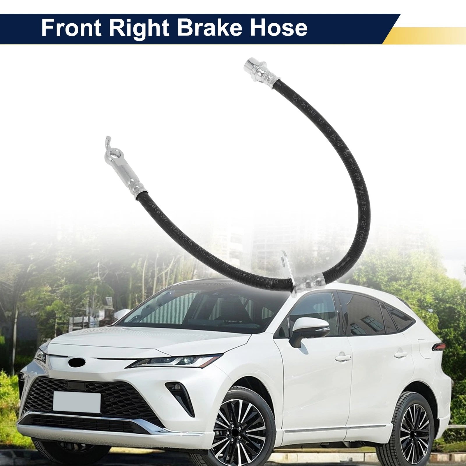 Front Right Brake Hose for Toyota Venza (2012–2025) No. 90947C2035
