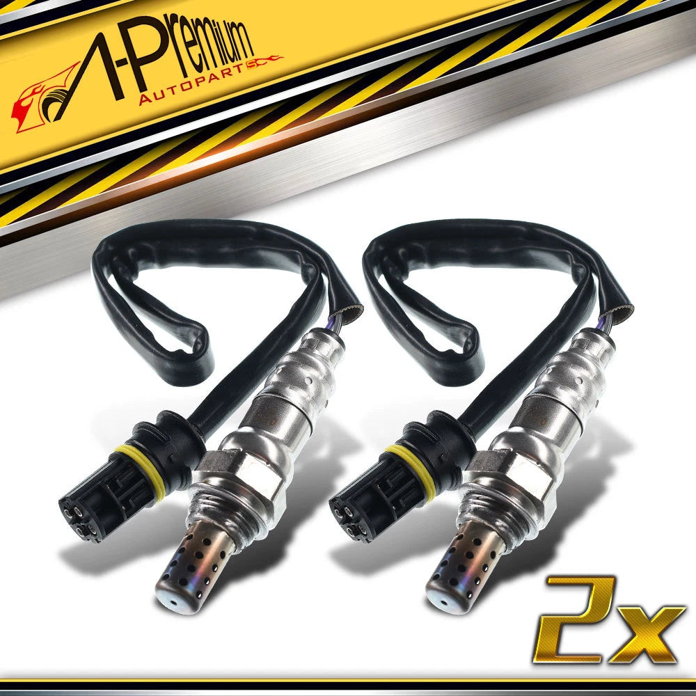 2X Downstream O2 Oxygen Sensors for BMW X5 M3 760Li (2007–2013)
