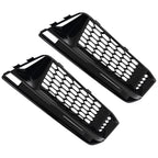 Pair Front Bumper Fog Light Grille Cover for Audi A4 B9 (2016–2018) 8W0807681F