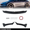 Carbon Style ABS Front Bumper Lip Spoiler for Tesla Model Y (2020-2024)