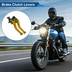 Adjustable Short Brake Clutch Levers for Honda CBF600/SA (2010–2013) - Gold Tone