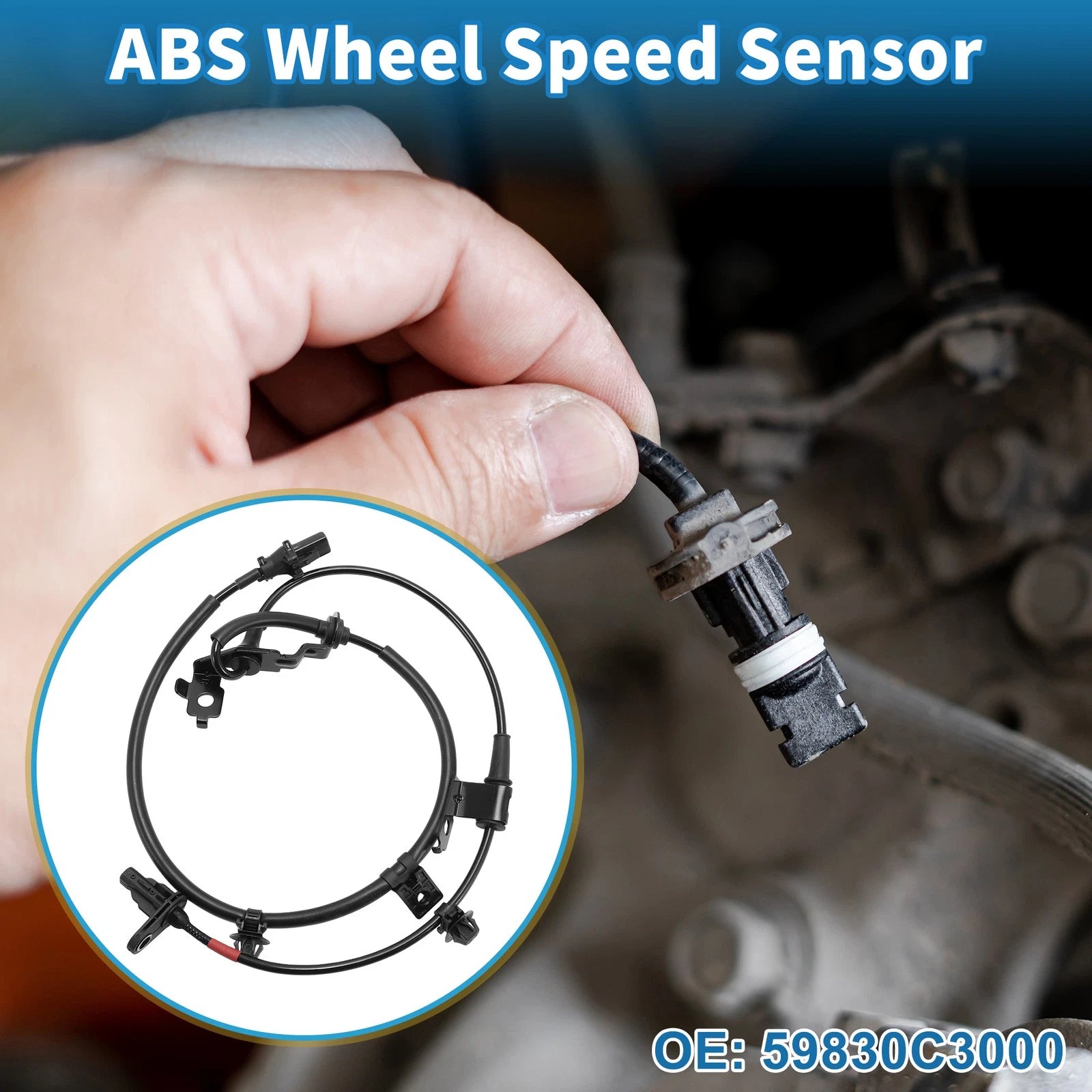 ABS Wheel Speed Sensor No. 59830C3000 for Hyundai Sonata (2015–2017)