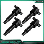Set of 4 Ignition Coils for Hyundai Veloster (2013–2015) & Kia Forte Koup (2014–2016)