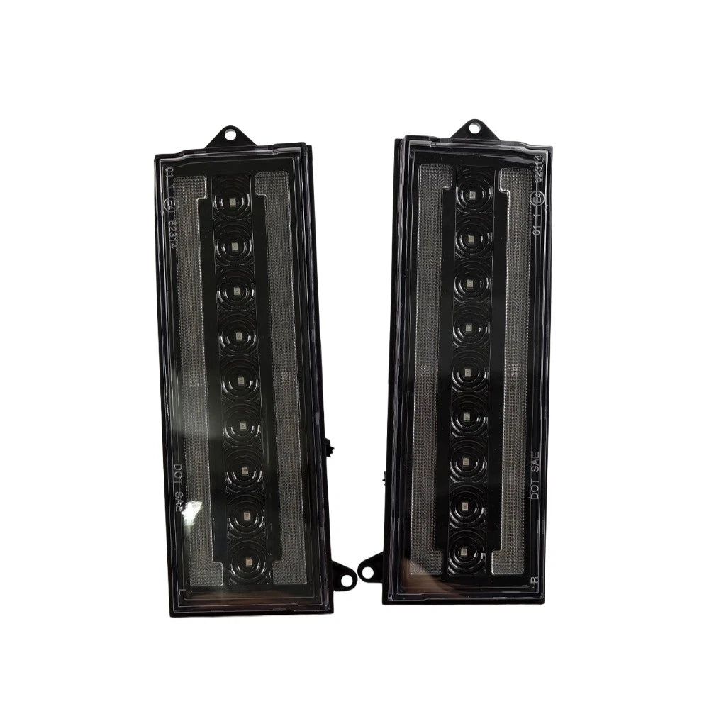 2pc Clear LED Front Corner Turn Signal Light for Jeep Cherokee XJ Comanche (1984–1996)