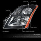 Left Driver Headlight Lamp for Nissan Sentra 2.5L (2007–2009) OE Style