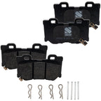 Set of 4 Rear NAO Brake Pads for Infiniti G37 Coupe (2008–2013)