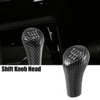 Gear Shift Knob 6 Speed Manual Carbon Fiber Pattern for BMW