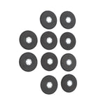 Set of 10 Flap Discs for Angle Grinder (4.5 x 7/8", 80 Grit)