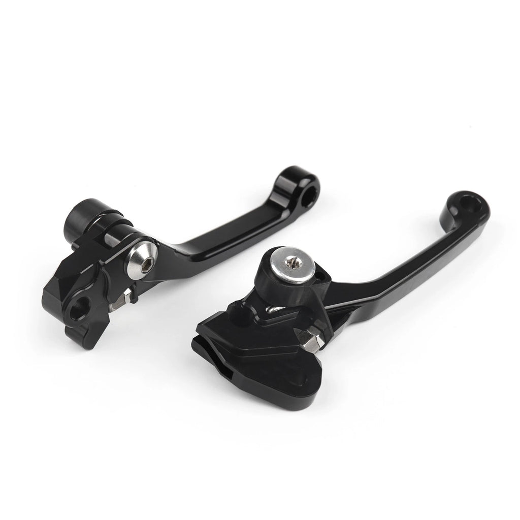 Pivot Brake Clutch Levers for Kawasaki KX65 KX85 KX250 KX250F KX125 (2004) Black
