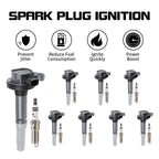 8X Ignition Coils + 8X Spark Plugs for Ford Mustang (2011–2015) UF622